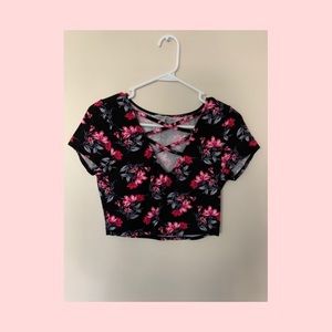 Flowery Crop Top